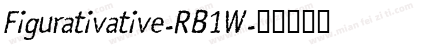 Figurativative-RB1W字体转换