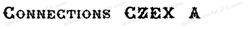 Connections_CZEX0A60字体转换