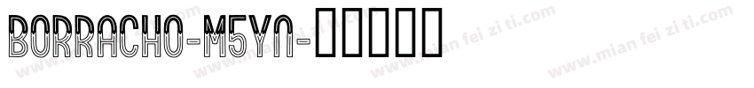 Borracho-M5Yn字体转换