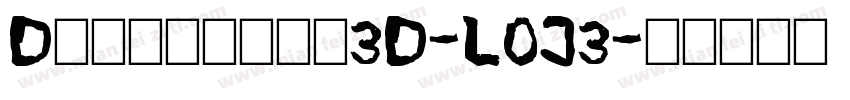 Dangerbot3D-L0J3字体转换