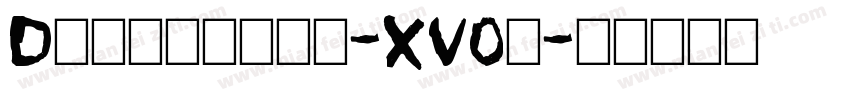 Dksamhain-XV0j字体转换