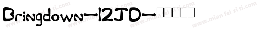 Bringdown-l2JD字体转换