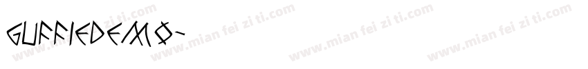 guffiedemo字体转换