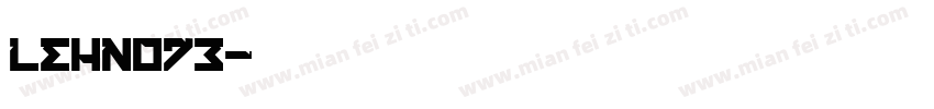 LEHN073字体转换