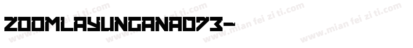 ZoomlaYunganA073字体转换