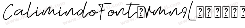 CalimindoFont-vmn9L字体转换