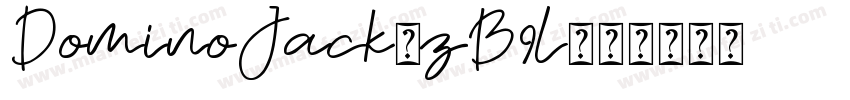 DominoJack-zB9l字体转换