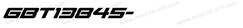 GBT13845字体转换