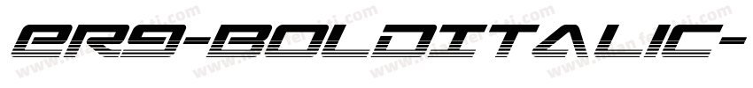 ER9-BoldItalic字体转换