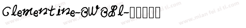 Clementine-BWB8l字体转换