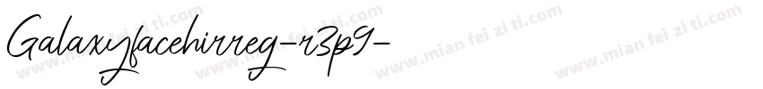 Galaxyfacehirreg-r3p9字体转换