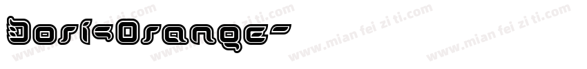 DorisOrange字体转换