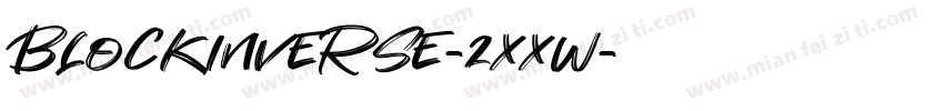 BlockInverse-2XXw字体转换