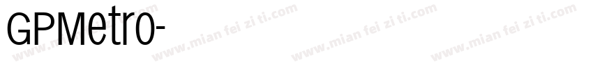 GPMetro字体转换