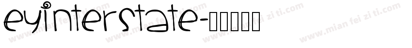 EYInterstate字体转换