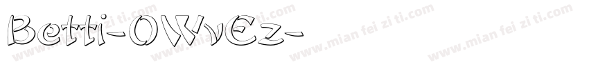 Betti-0WvEz字体转换