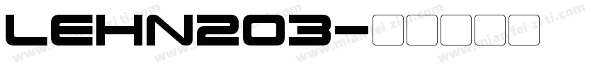 LEHN203字体转换