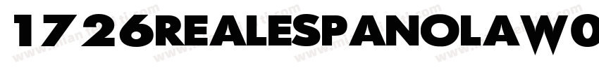 1726RealEspanolaW01字体转换