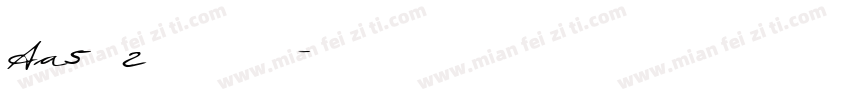 Aa5月2日不期而遇字体转换