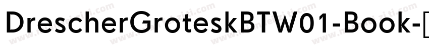 DrescherGroteskBTW01-Book字体转换