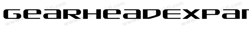 GearheadExpandedItalic-O41o字体转换