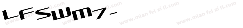 Lfswm7字体转换