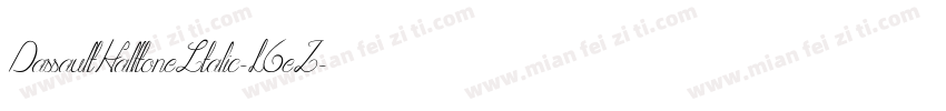 DassaultHalftoneItalic-L6eZ字体转换
