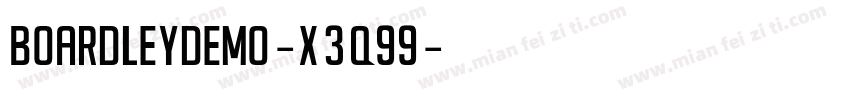 Boardleydemo-X3q99字体转换