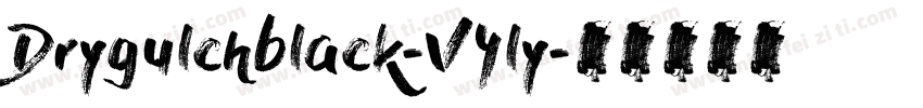 Drygulchblack-V4ly字体转换