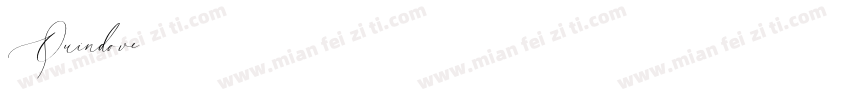 Quindove字体转换