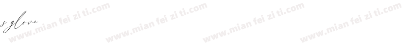 s2glove字体转换