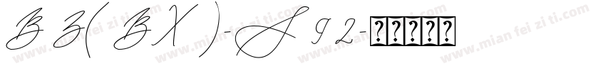 BZ(BX)-S92字体转换