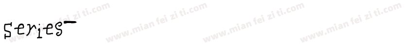 Series字体转换