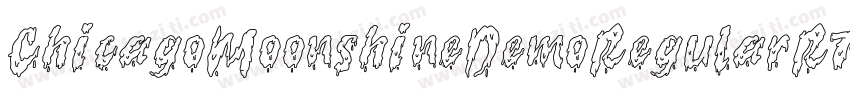 ChicagoMoonshineDemoRegular-R77E字体转换