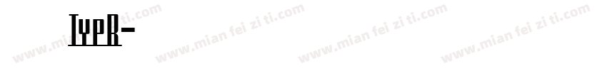 胡鲁三TypB字体转换