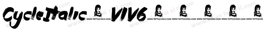 CycleItalic-V1V6字体转换