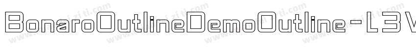 BonaroOutlineDemoOutline-L3V65字体转换