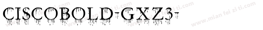 CiscoBold-gXz3字体转换