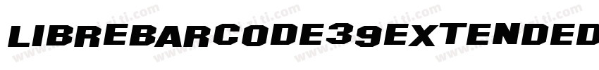 librebarcode39extended字体转换
