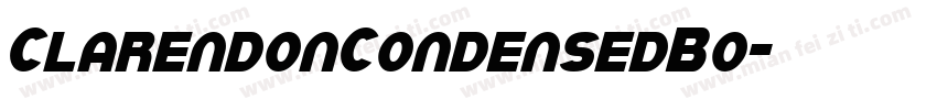 ClarendonCondensedBo字体转换