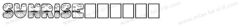 Sunrise字体转换