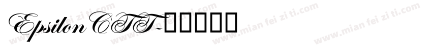 EpsilonCTT字体转换