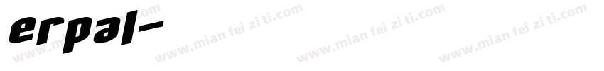 erpal字体转换