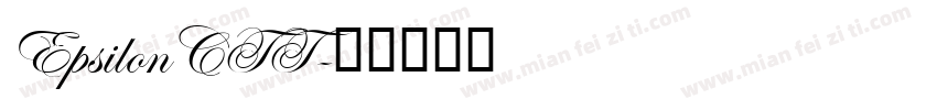 EpsilonCTT字体转换