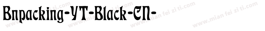 Bnpacking-YT-Black-CN字体转换