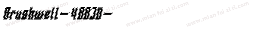 Brushwell-4BBJD字体转换