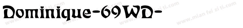 Dominique-69WD字体转换