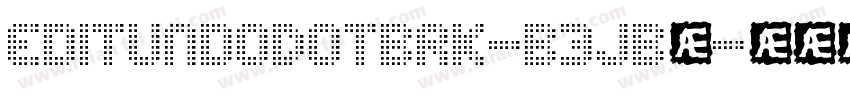 EditUndoDotBrk-B3JB下字体转换