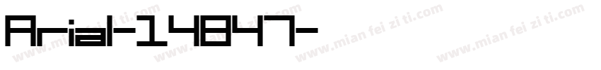 Arial-14847字体转换