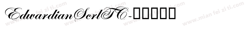 EdwardianScrlTC字体转换